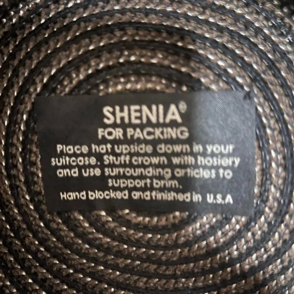 Chic Black and Metallic Women's Hat - Picture 3 of 4